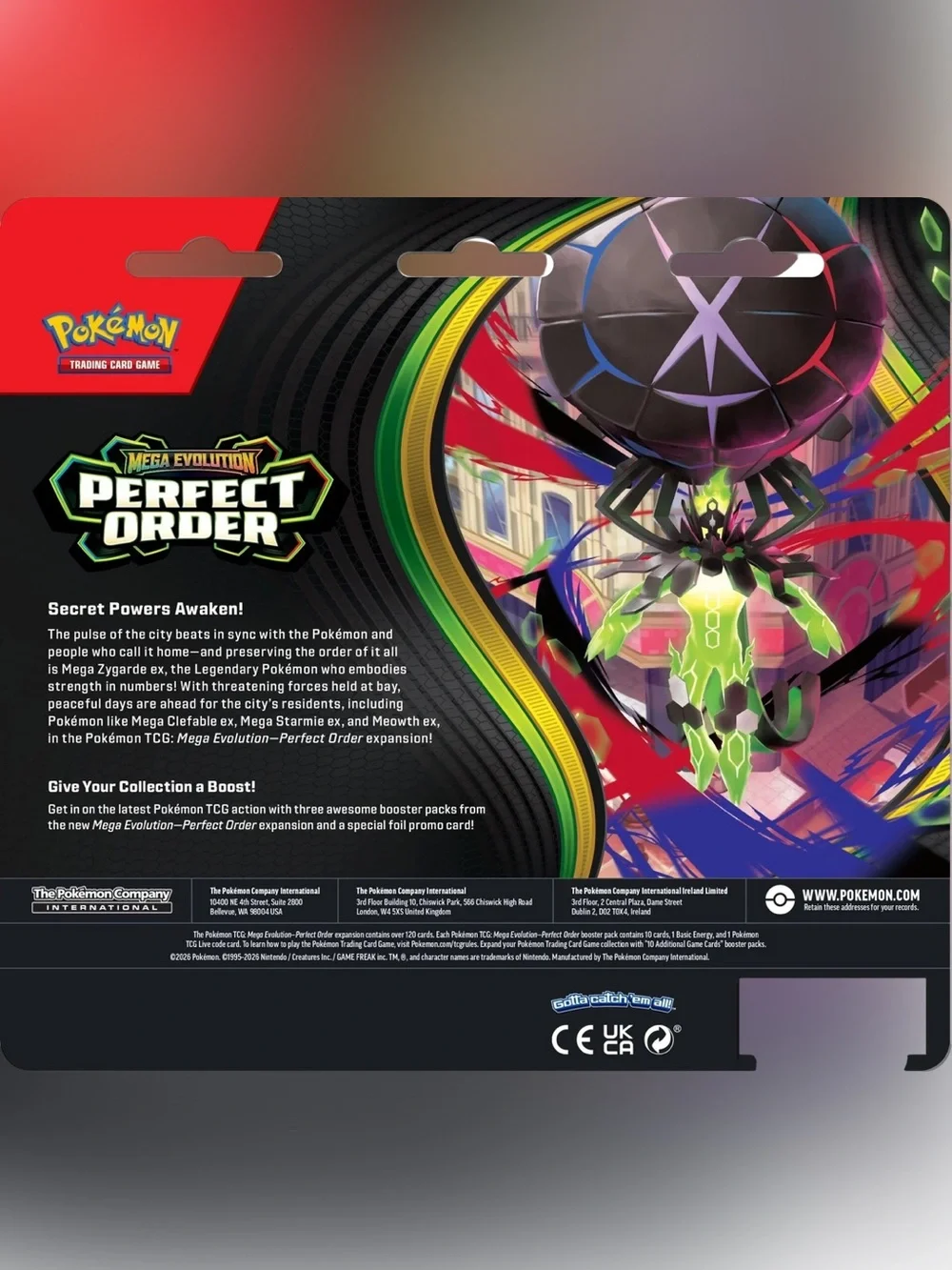 Pokemon Perfect Order 3 Pack Blister - Chikorita